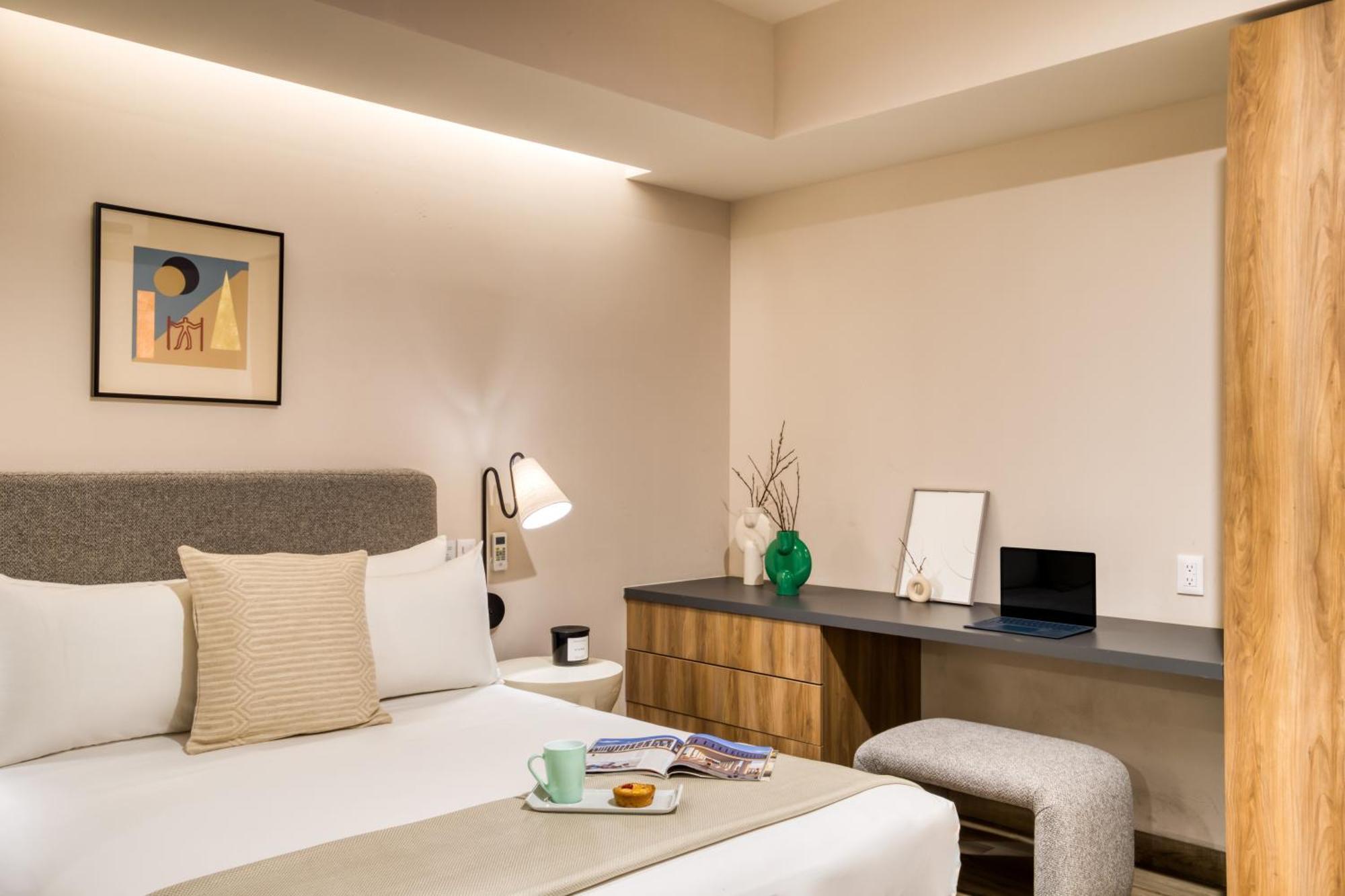 Uliv Cibeles Aparthotel Cidade do México Quarto foto