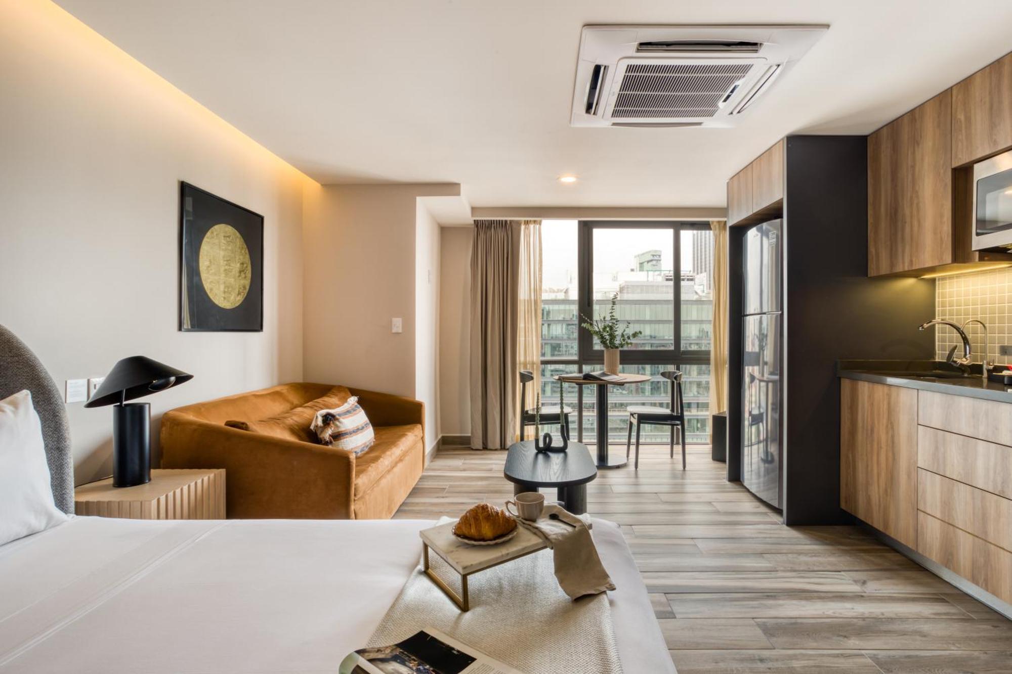 Uliv Cibeles Aparthotel Cidade do México Quarto foto