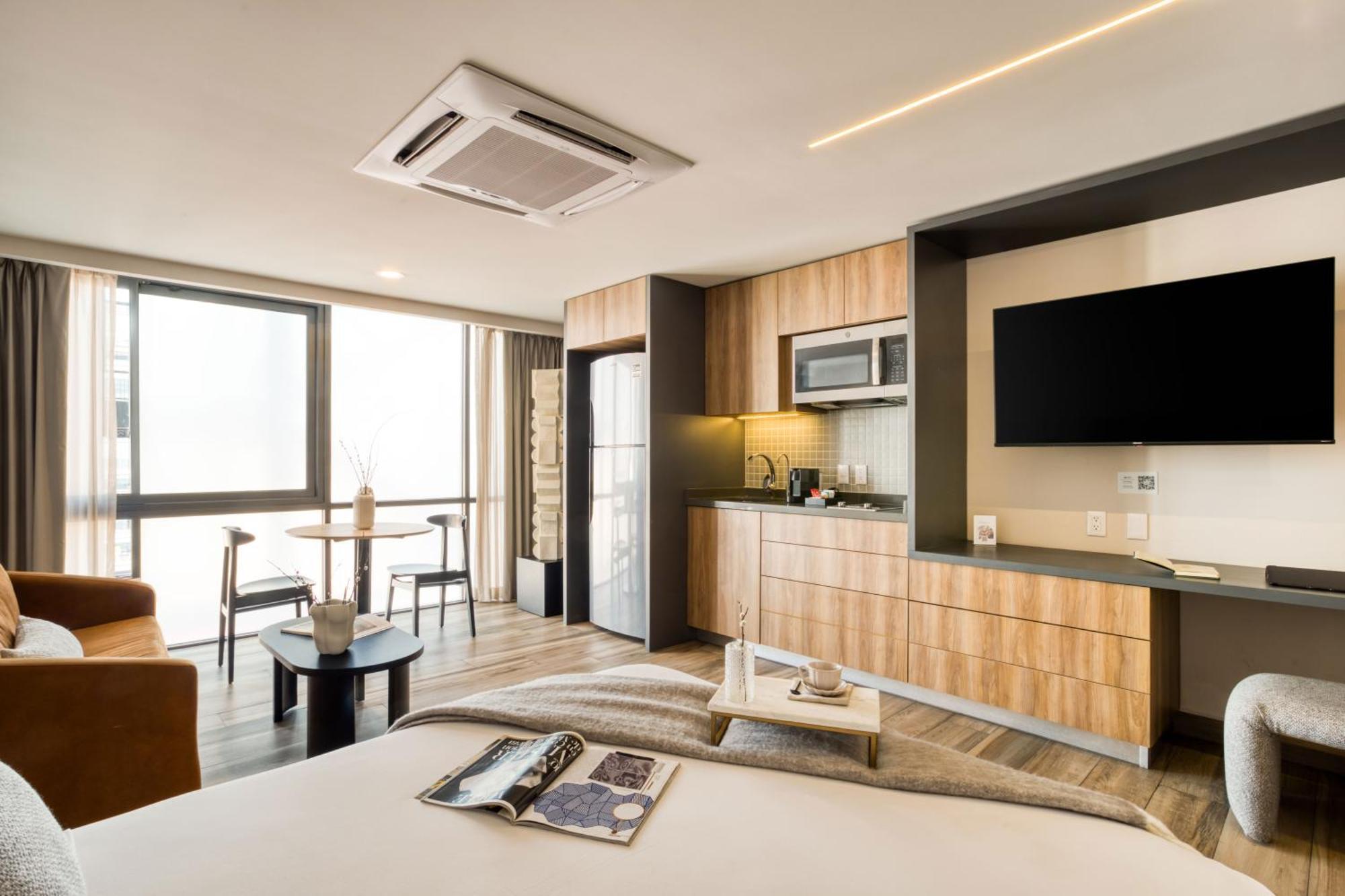 Uliv Cibeles Aparthotel Cidade do México Quarto foto